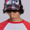 Gorra Badge Mixed Check