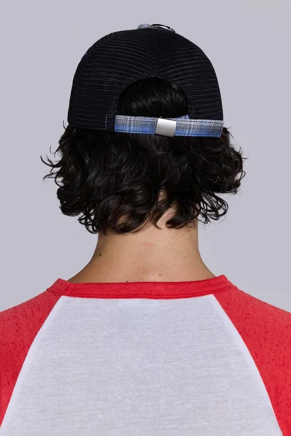 Gorra Badge Mixed Check