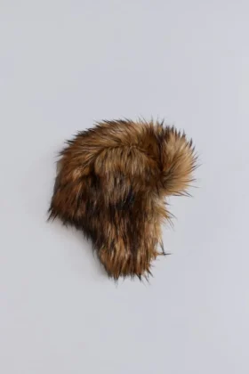 Gorro de cazador de piel rubia