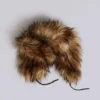 Gorro de cazador de piel rubia