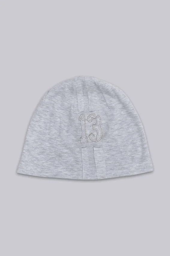 Gorro League gris jaspeado