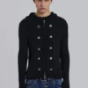 Jersey militar de punto con capucha