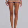 Minipantalones cortos Cata con rayas multicolores