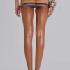 Minipantalones cortos Cata con rayas multicolores