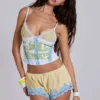 Minipantalones cortos de encaje satinado «Sugar»