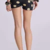Minishorts Lola con cintura doblada y lunares
