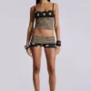 Minishorts Lola con cintura doblada y lunares