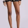 Minishorts Lola con cintura doblada y lunares