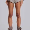 Minishorts «Rebel Military» en color arcilla