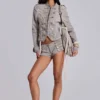Minishorts «Rebel Military» en color arcilla