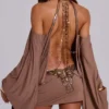 Minivestido «Alula» con adornos de mariposas