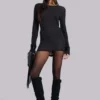 Minivestido «Black Mist»