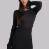 Minivestido «Black Mist»