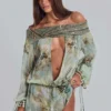 Minivestido «Breccia» con adornos