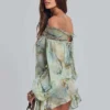 Minivestido «Breccia» con adornos