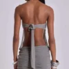 Minivestido «Brunelle» con plumas