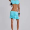 Minivestido con aberturas «Oceya»