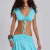 Minivestido con aberturas «Oceya»