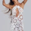 Minivestido de ganchillo con patchwork de Verbena