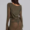 Minivestido de punto con capucha Naia