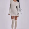 Minivestido en tono «Oatmeal Mist»