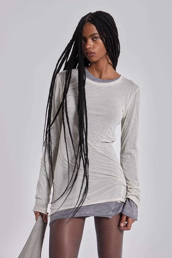 Minivestido en tono «Oatmeal Mist»