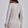 Minivestido en tono «Oatmeal Mist»