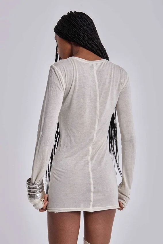 Minivestido en tono «Oatmeal Mist»
