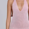 Minivestido halter «Infinity» en rosa