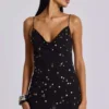 Minivestido «Mirage» con tachuelas