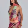 Minivestido sin espalda Kalmia