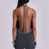 Minivestido «Vadra» con flecos y espalda descubierta