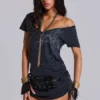 Minivestido Voraz de macramé
