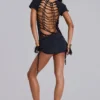 Minivestido Voraz de macramé