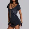 Minivestido Voraz de macramé