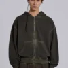 Monster Hoodie oversize en color caqui
