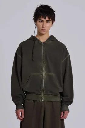 Monster Hoodie oversize en color caqui