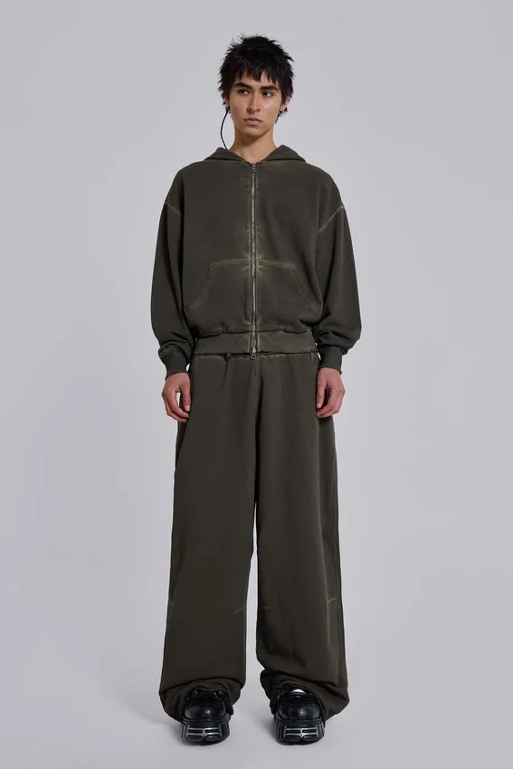 Monster Hoodie oversize en color caqui
