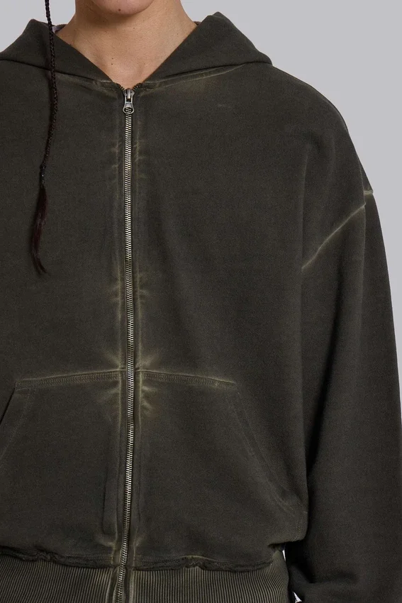 Monster Hoodie oversize en color caqui
