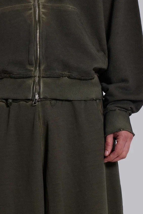 Monster Hoodie oversize en color caqui