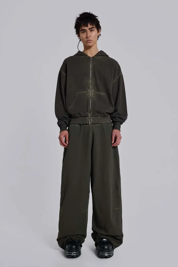 Monster Hoodie oversize en color caqui