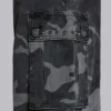 Pantalón cargo negro lavado con estampado de camuflaje «Trooper»