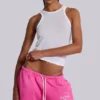 Pantalón jogger holgado de corte acampanado Cleo en rosa
