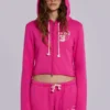 Pantalón jogger holgado de corte acampanado Cleo en rosa