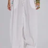 Pantalones abullonados con botones «Livara»