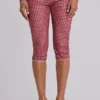 Pantalones capri de baño a cuadros de Freda