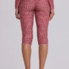 Pantalones capri de baño a cuadros de Freda