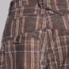 Pantalones cargo Cadet a cuadros marrones