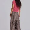 Pantalones cargo Cadet a cuadros marrones