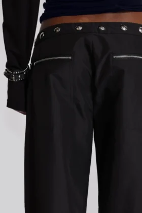 Pantalones cargo «Corvi» con tachuelas